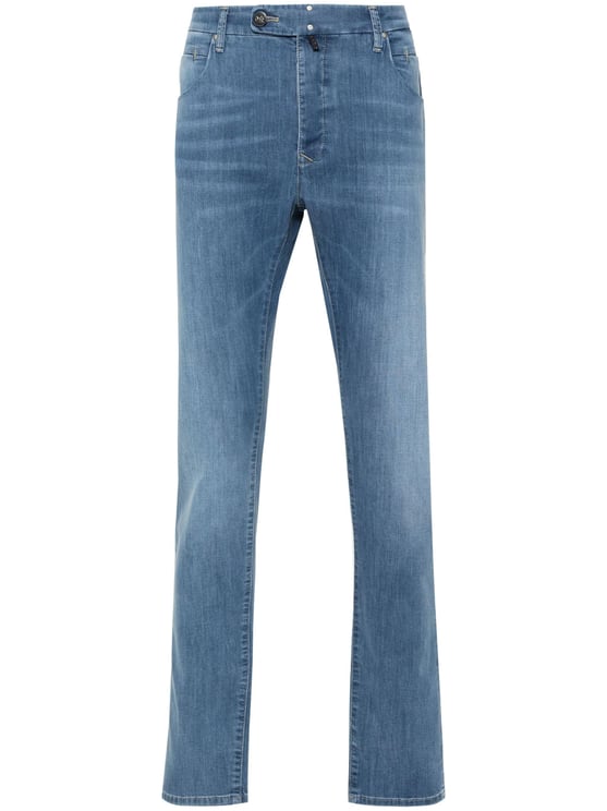 Incotex Light Blue Special Straight-Leg Jeans