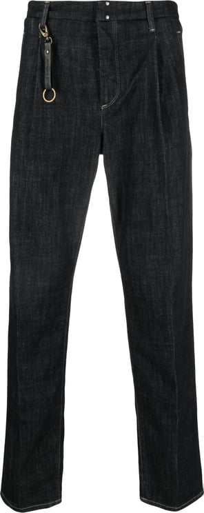 Incotex Dark Wash Incotex Cotton Denim Pants