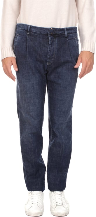 Incotex Dark Blue Straight-Leg Denim Jeans