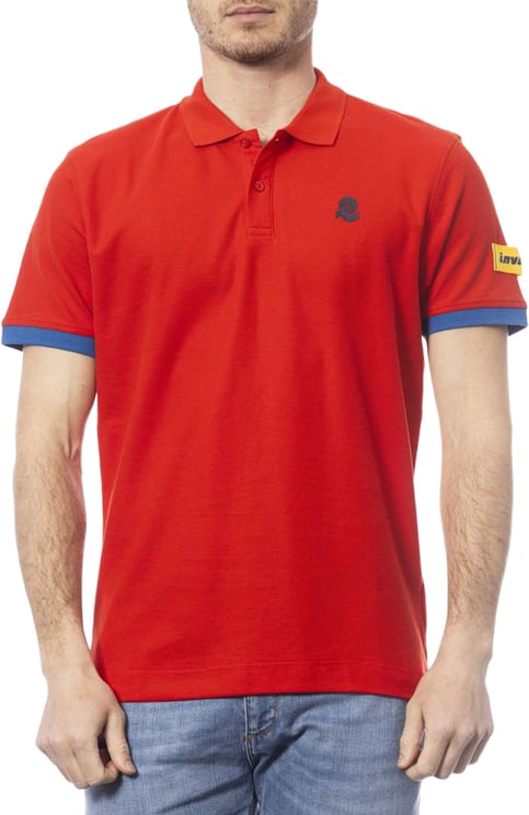 Invicta Invicta Red Cotton Men Polo Shirt