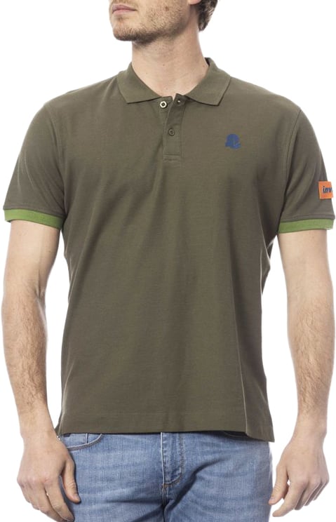Invicta Invicta Green Cotton Men Polo Shirt