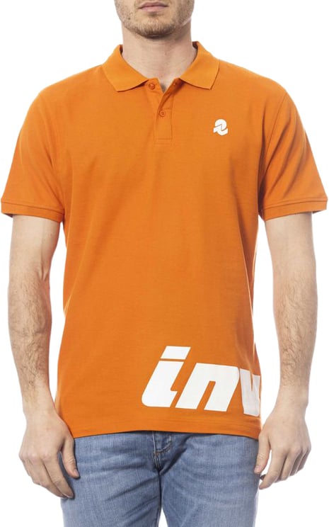 Invicta Invicta Orange Cotton Men Polo Shirt