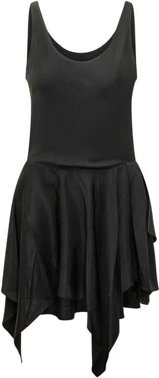 Iro Abito Mini con Gonna Asimmetrica Drappeggiata