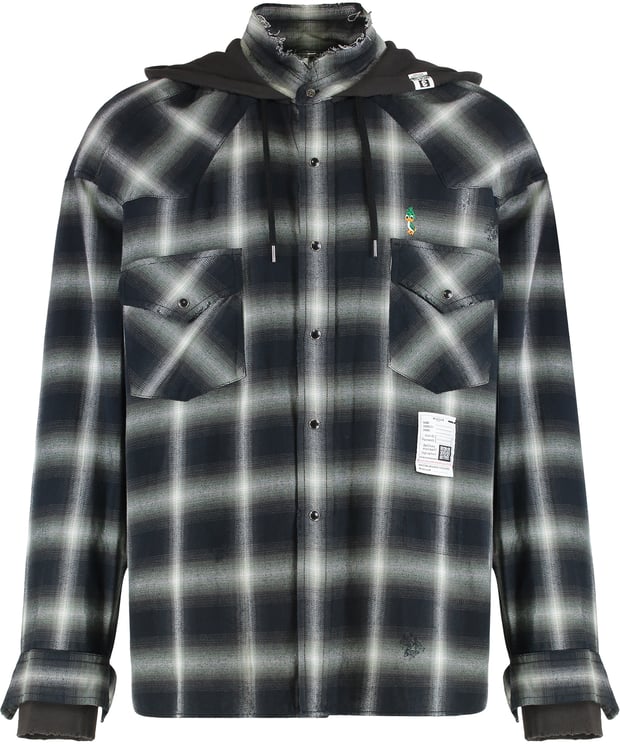 Iro Checked shirt with hood