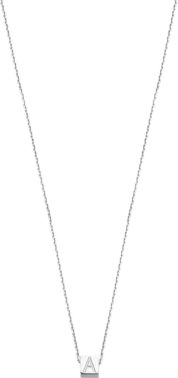 Isabel Bernard Isabel Bernard Saint Germain Felie - Ketting - Witgoud - Letter Z