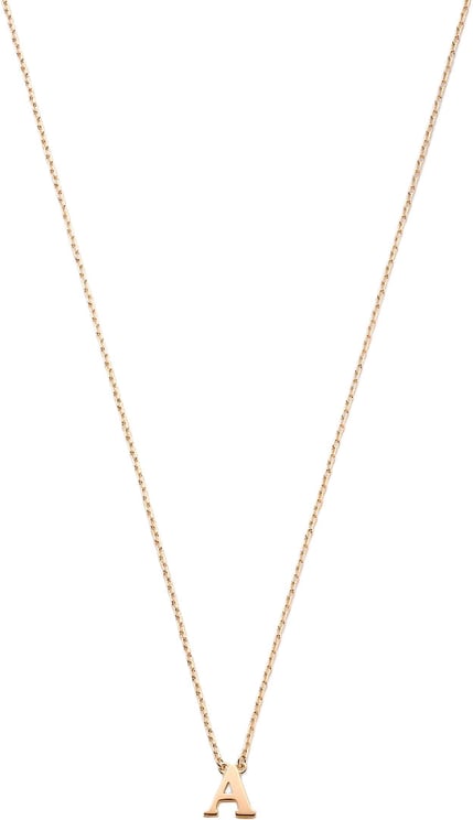 Isabel Bernard Isabel Bernard Le Marais Chloe - Ketting - Roségoud - Letter T