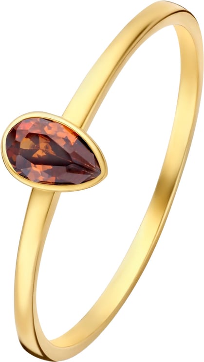 Isabel Bernard Isabel Bernard Baguette Brune - Ring - Goud