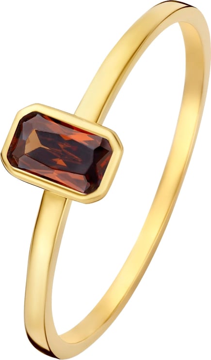 Isabel Bernard Isabel Bernard Baguette Brune - Ring - Goud