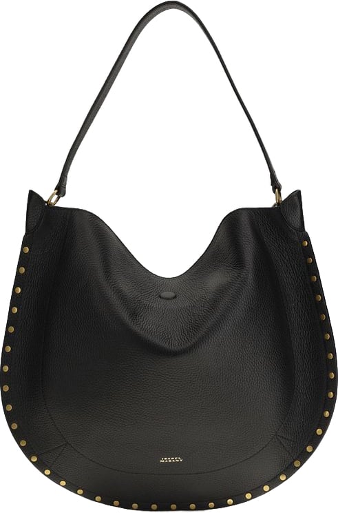Isabel Marant Isabel Marant Black Calf Leather Bos Taurus Shoulder Bag