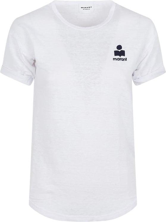 Isabel Marant White Lightweight Linen T-Shirt