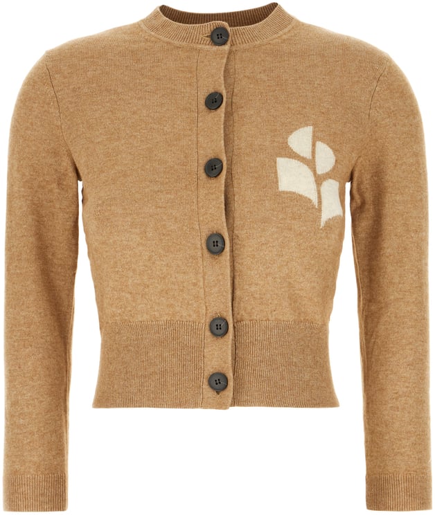 Isabel Marant Marant Etoile Camel cotton blend cardigan