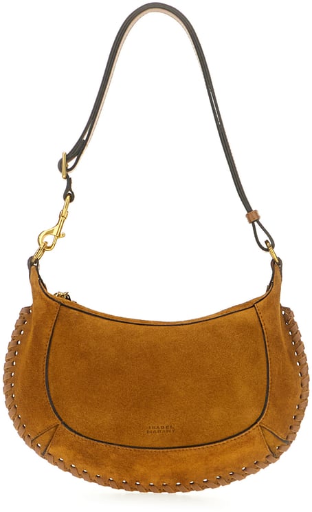 Isabel Marant Isabel Marant Beige suede Oskan moon shoulder bag