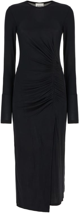 Isabel Marant Marant Etoile Black stretch modal dress