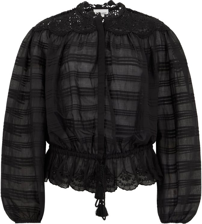 Isabel Marant Cotton blouse with long sleeves