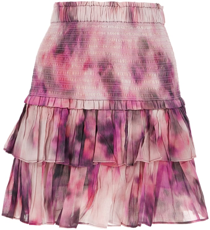 Isabel Marant Marant Etoile Printed cotton mini skirt