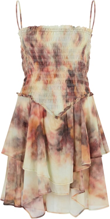 Isabel Marant Anka dress in printed cotton voile