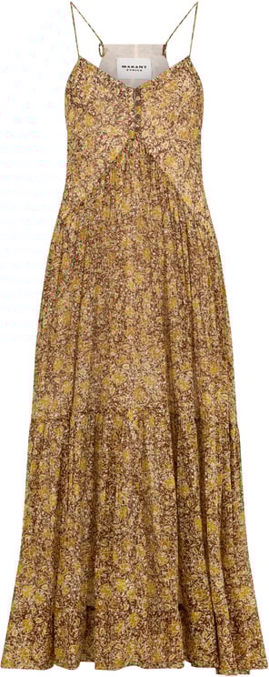 Isabel Marant Long dress in cotton voile