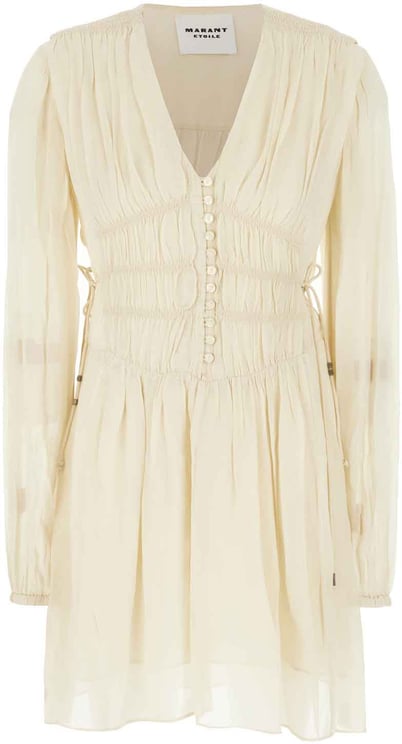 Isabel Marant Marant Etoile Ivory viscose blend dress