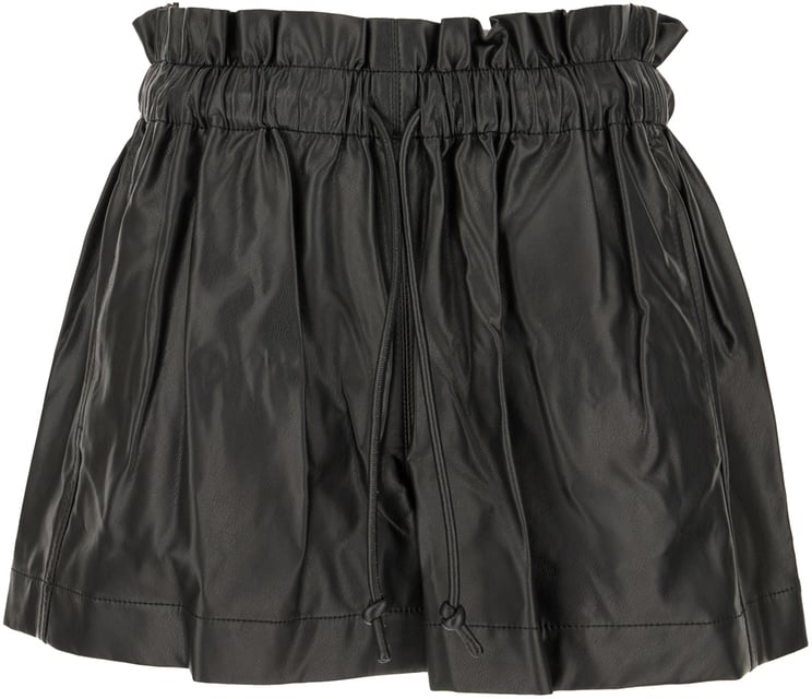 Isabel Marant Marant Etoile Black synthetic leather shorts