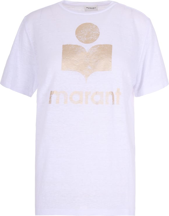 Isabel Marant Zewel White/Gold T- Shirt