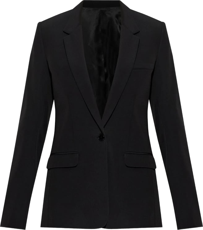 Isabel Marant Black Feray Tailored Notched Jacket