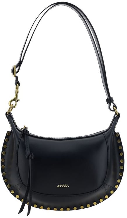Isabel Marant Isabel Marant Black Calf Leather Bos Taurus Shoulder Bag