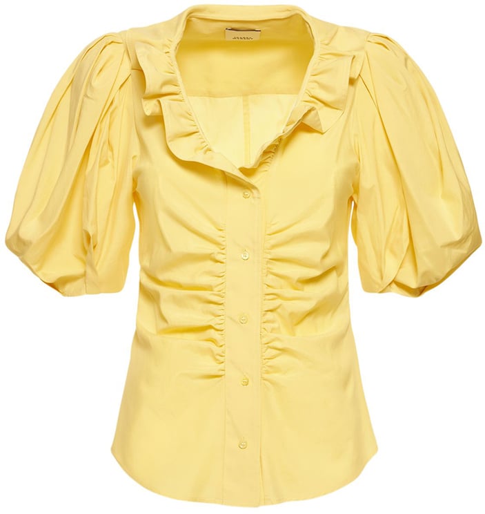 Isabel Marant Elegant yellow blouse with balloon sleeves