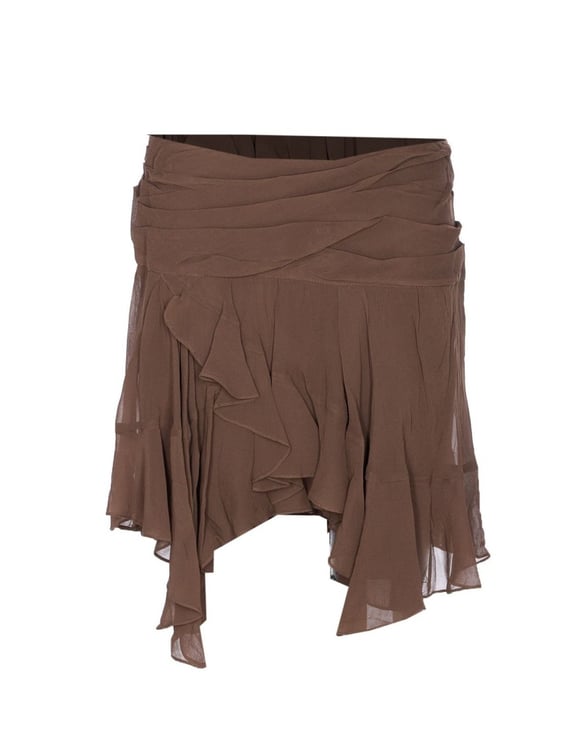 Isabel Marant Vibrant Green Skirt With Minimalistic Silhouette