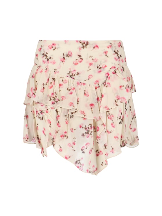 Isabel Marant 'Lolita' Beige Viscose Skirt