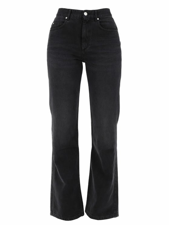 Isabel Marant Washed Black Belvira Lyocell-Blend Jeans