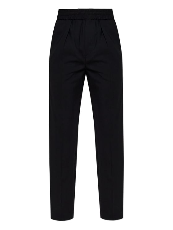 Isabel Marant Black Loretta Relaxed Tapered Pants