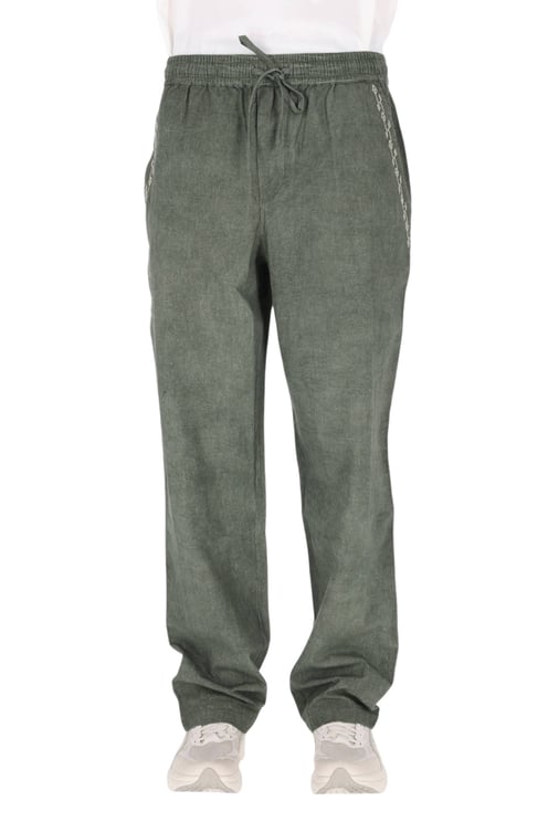 Isabel Marant Relaxed-Fit Cotton Gauze Pants with Embroidered Details