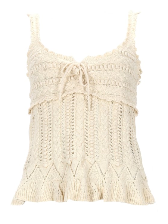 Isabel Marant Neves Openwork Knitted Tank Top