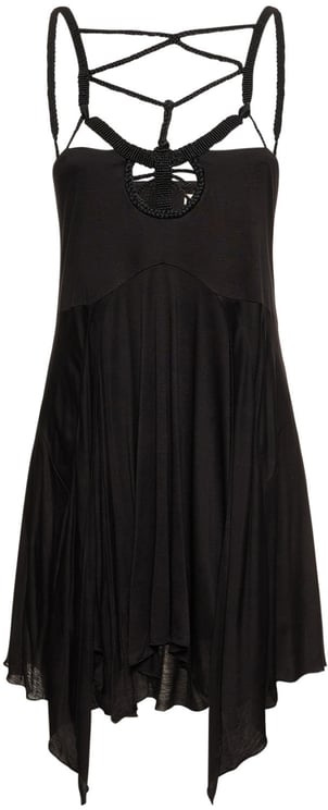 Isabel Marant Flowing black dress with thin straps sophisticated