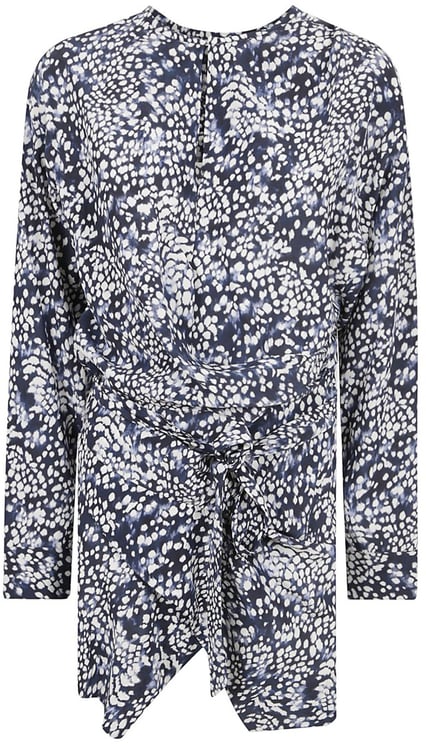 Isabel Marant Wrap Dress With Tie Waist