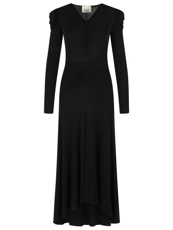 Isabel Marant 'Nejma' Black Viscose Dress