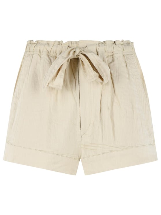 Isabel Marant 'Birva' Shorts In Beige Cotton Blend