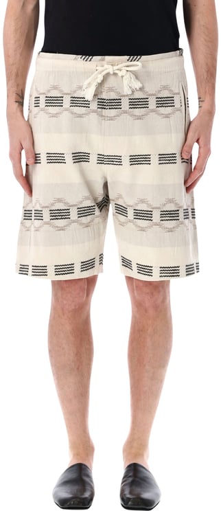 Isabel Marant Marant Deliann jacquard bermuda shorts