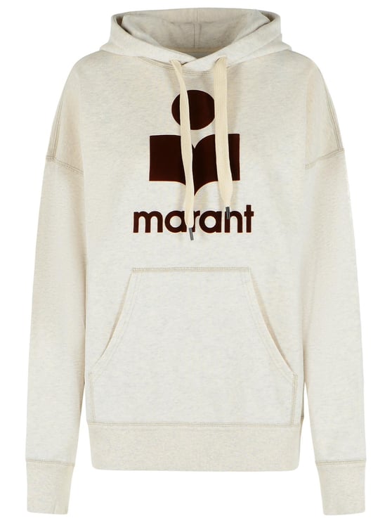 Isabel Marant 'Mansel' Sweatshirt In Ecru Cotton Blend