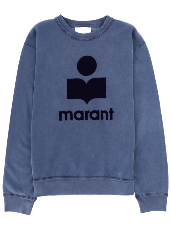 Isabel Marant Mikoy Relaxed Fit Black Logo Sweatshirt