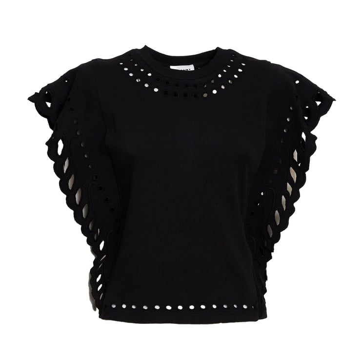 Isabel Marant Odyle Broderie Anglaise Casual T-Shirt