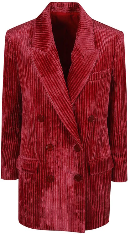 Isabel Marant Double-Breasted Corduroy Jacket With Tailored Fit
