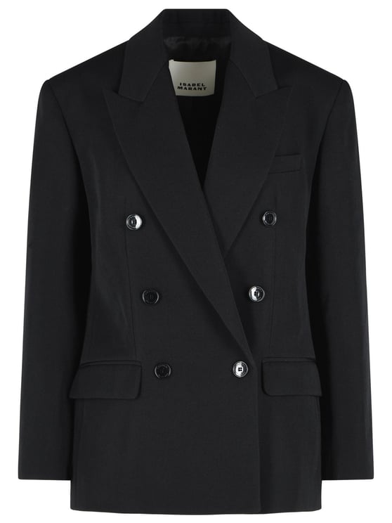 Isabel Marant 'Khera' Black Wool Blazer