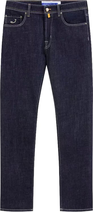 Jacob Cohen Jacob Cohen Blue Cotton Men Jeans with Straight Leg Cut