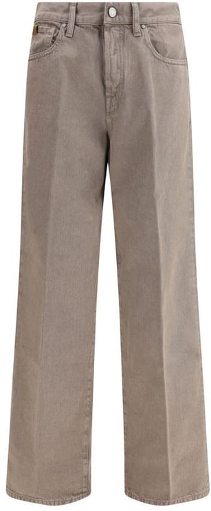 Jacob Cohen Jacob Cohen Brown Cotton Relaxed Fit Jeans