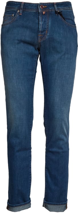 Jacob Cohen Jeans Nick Denim Blue Stretch Slim Fit