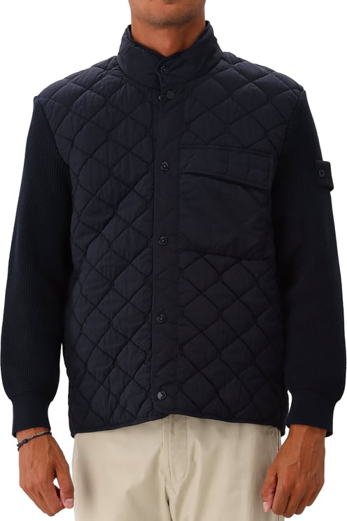 Jacob Cohen Stone Island Jas Blauw Ghost