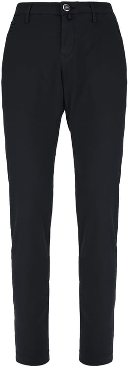 Jacob Cohen Jacob Cohen Midnight blue stretch cotton blend pants