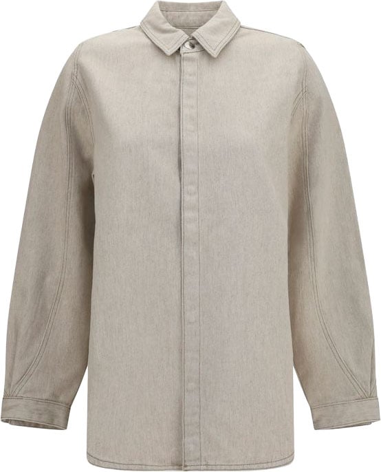 Jacquemus Jacquemus Beige Denim Shirt