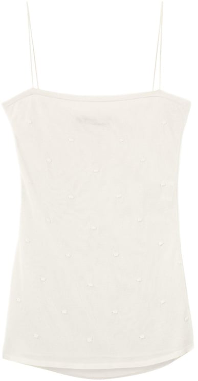 Jacquemus Square Neck Spaghetti Strap Top